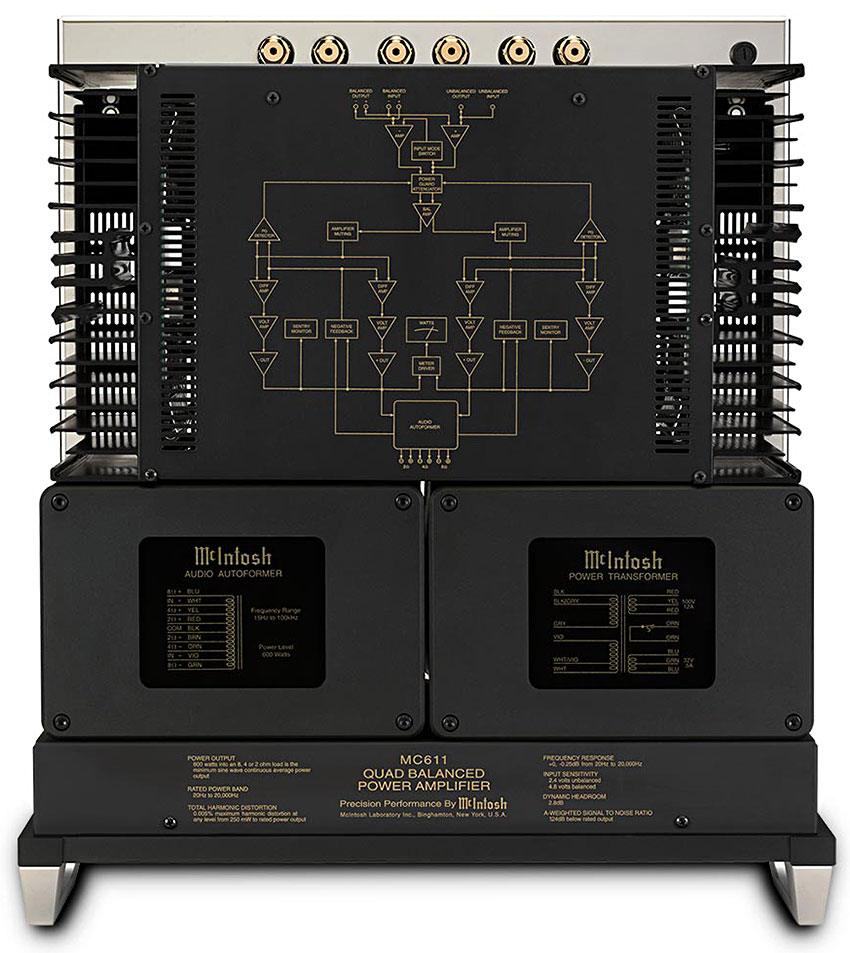 McIntoh MC611 topview