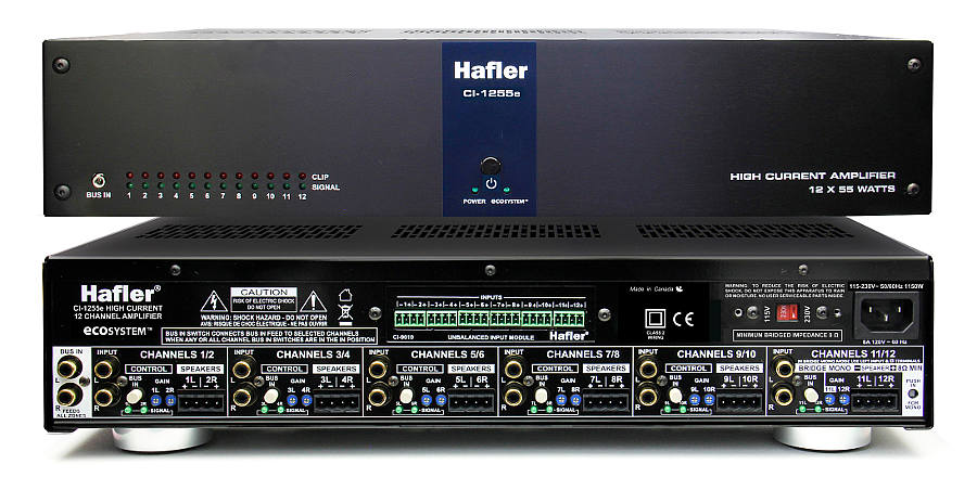 Hafler CI-1255e multi channel amplifiers